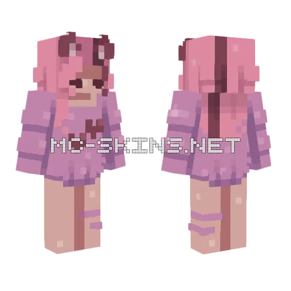We Re Two Worlds Apart Minecraft skin, front and back