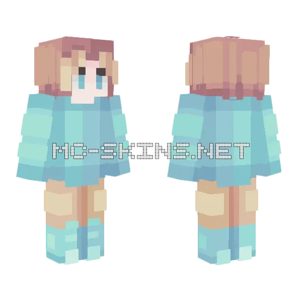 We Stand With Ukarine Minecraft skin, front and back