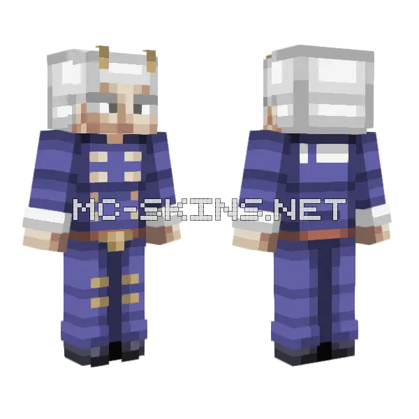 Weather Report Minecraft skin, front and back