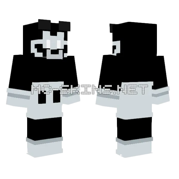 Wed Infidelity Mickey Mouse Minecraft skin, front and back