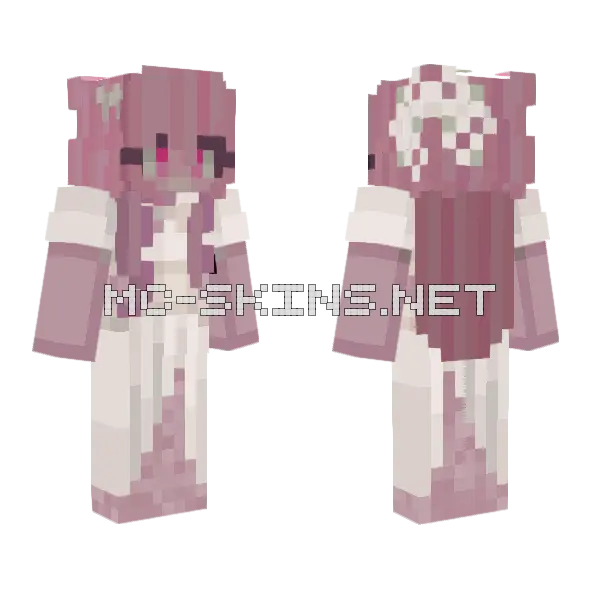 Wedding Celeste Minecraft skin, front and back