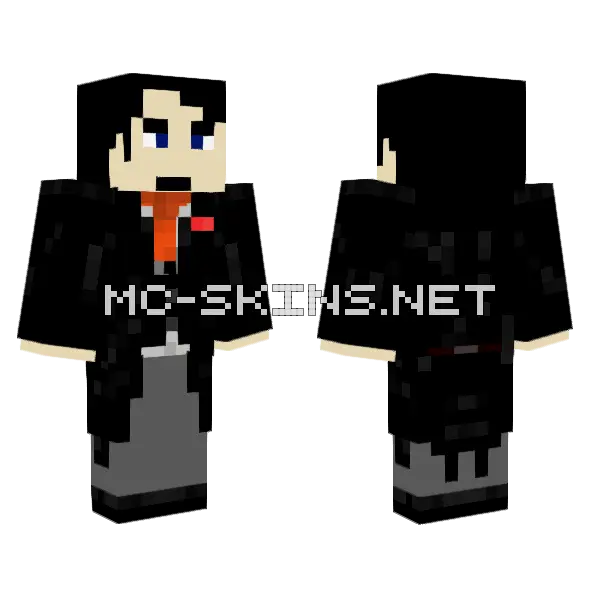 Wedding Guest Hasogon Minecraft skin, front and back