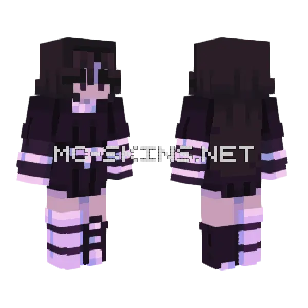 Weekend Whip RCE Minecraft skin, front and back