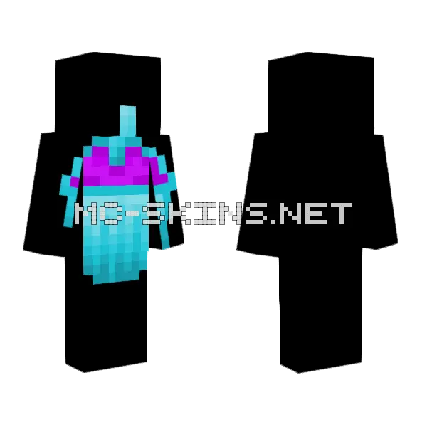 Weird Cupcake Thing Minecraft skin, front and back