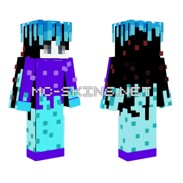 Weird Demo 2 0 Minecraft skin, front and back