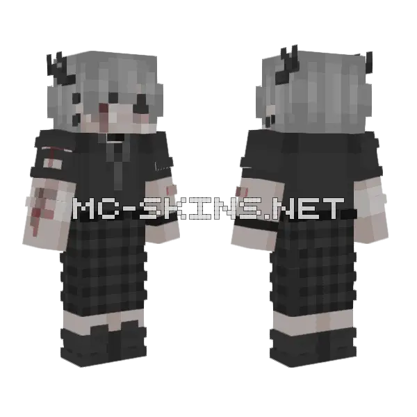 Wendigo Skin Minecraft skin, front and back