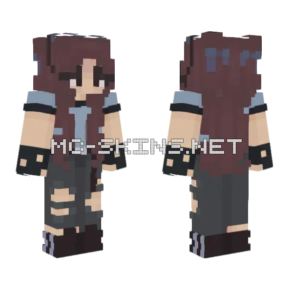 Wendy Minecraft skin, front and back