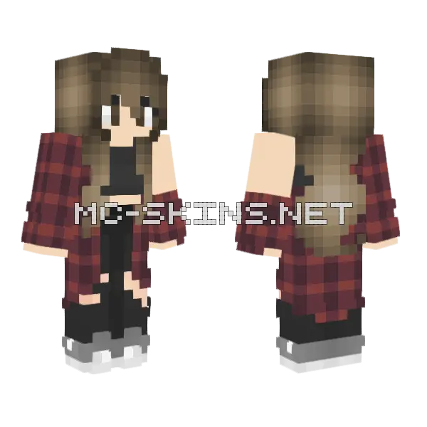 Wendy Sanchez 2.0 Minecraft skin, front and back