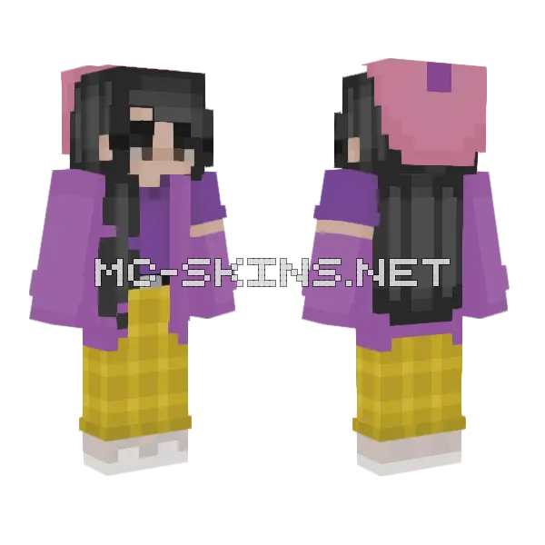 Wendy Testaburger Minecraft skin, front and back