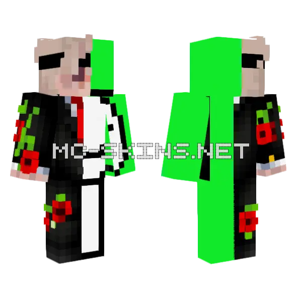 Wenzo Dream Minecraft skin, front and back