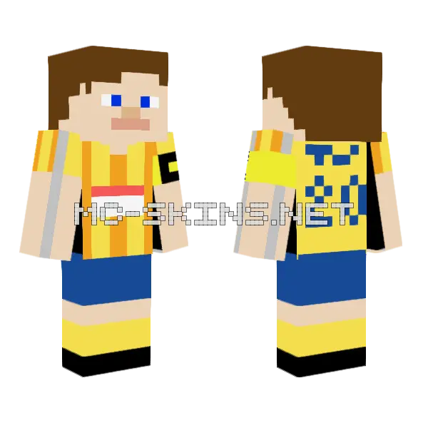 Westerlo 20 Basketball Skin Minecraft skin, front and back