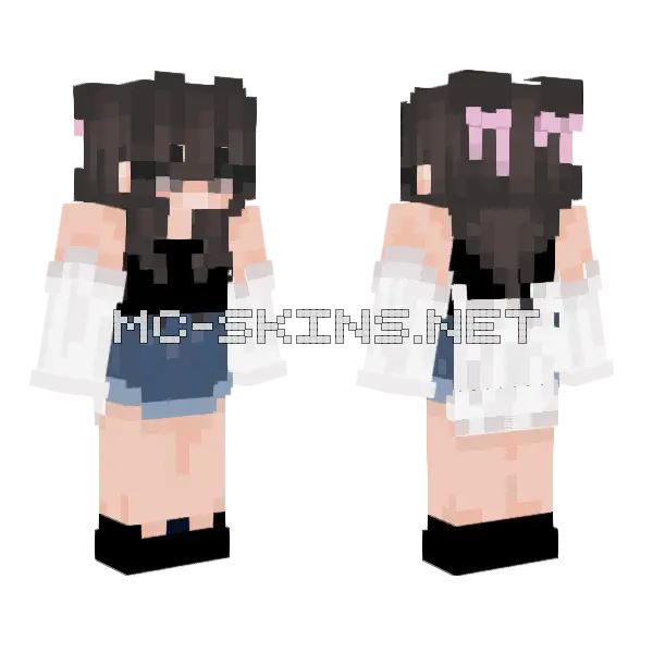 Weywey Outfit 1 2 Minecraft skin, front and back
