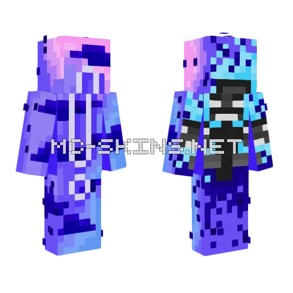 Wh1theredsoul Announcement Skin Minecraft skin, front and back