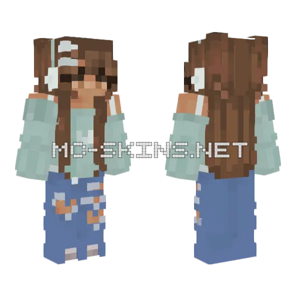 What Was I Made For Minecraft skin, front and back
