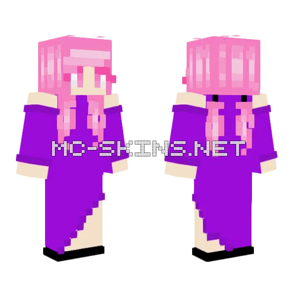Whatchamacallit Minecraft skin, front and back