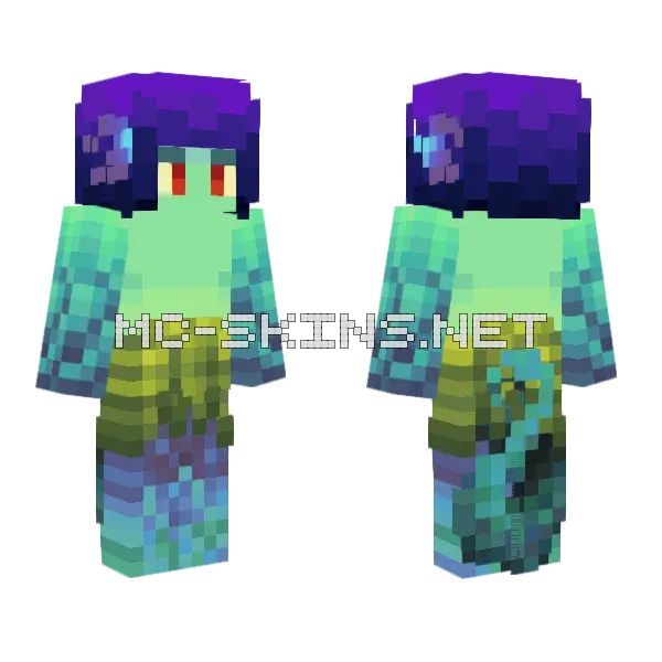 Whats Under Dogs Luca Minecraft skin, front and back