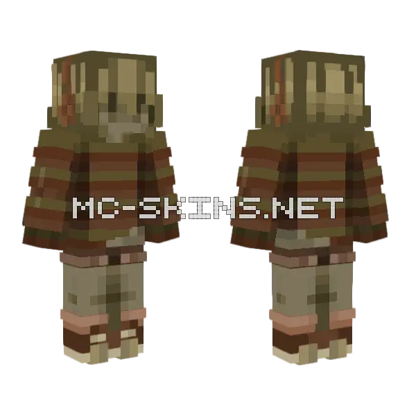When Fall First Starts Minecraft skin, front and back