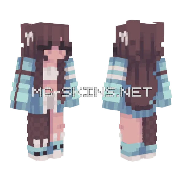When Sleepy Minecraft skin, front and back