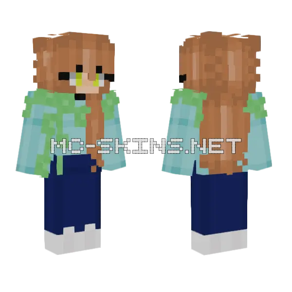 When Spring Falls Ce Minecraft skin, front and back
