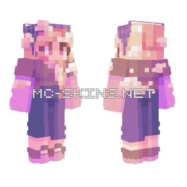 When The Sun Rises CE Minecraft skin, front and back