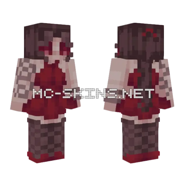When There's Smoke Minecraft skin, front and back