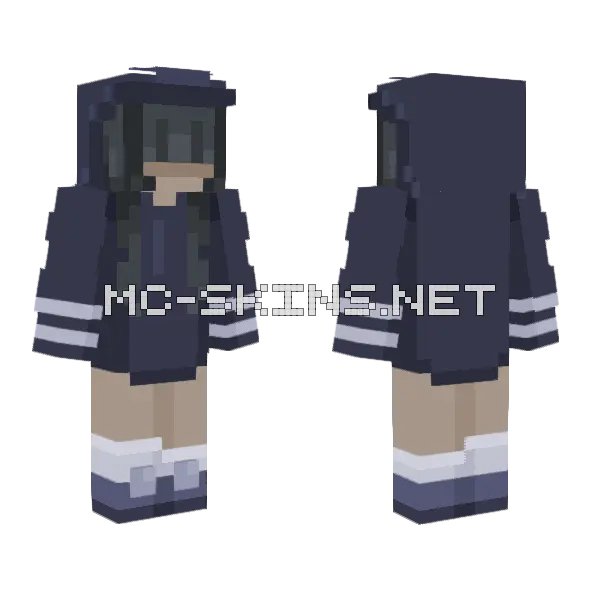 When You Don't Want To Be Seen Minecraft skin, front and back
