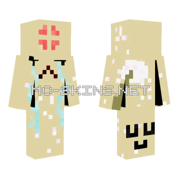 When Your Bored Minecraft skin, front and back