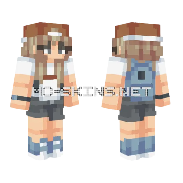 Where Do We Go From Here Minecraft skin, front and back