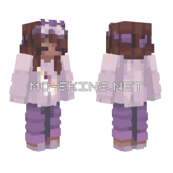 Where S My Pillow Rce Minecraft skin, front and back