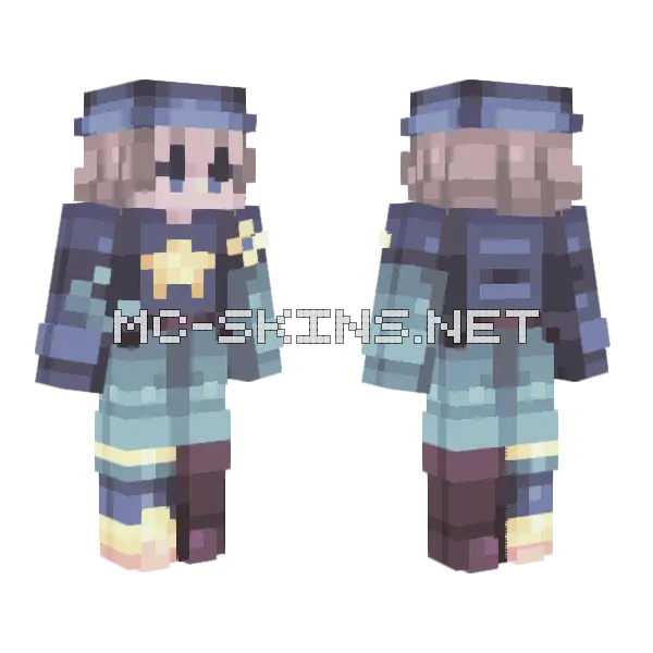 Where The Skies End Sfa22 Minecraft skin, front and back