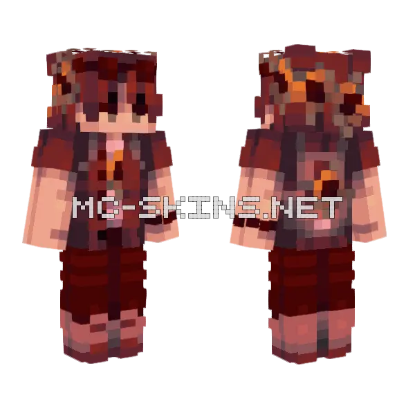 Where The Sunflowers Grow Minecraft skin, front and back