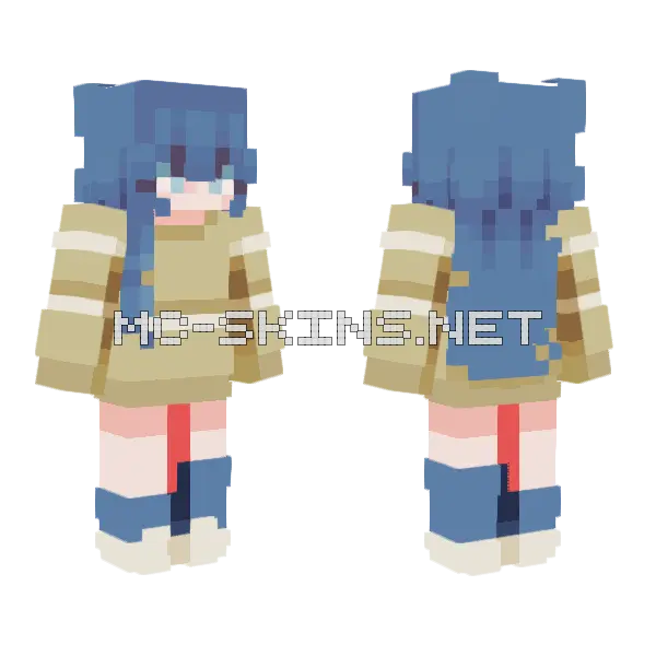 Whimsical Te Minecraft skin, front and back