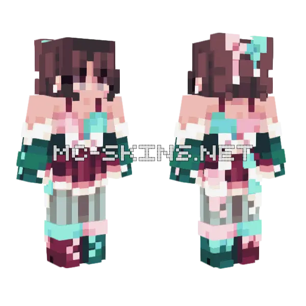 Whimsy Joy Minecraft skin, front and back
