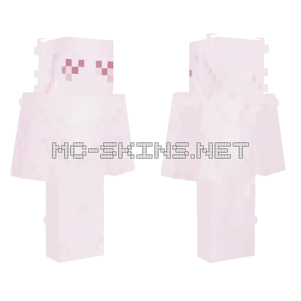 Whisp Lily Minecraft skin, front and back