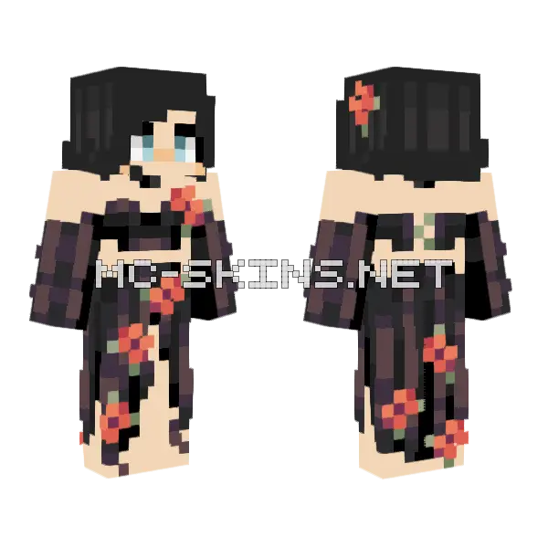 Whitch Fix Minecraft skin, front and back