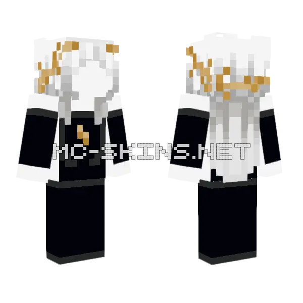 White Angelic Robes, front and back