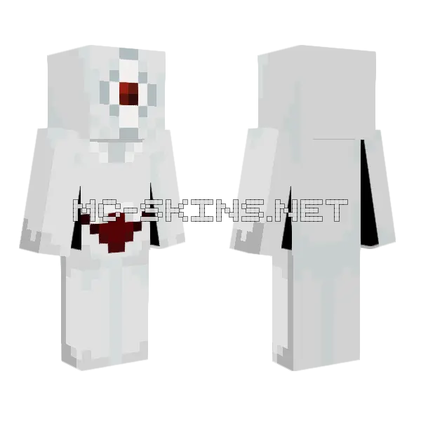 White Eye Guy Thing, front and back