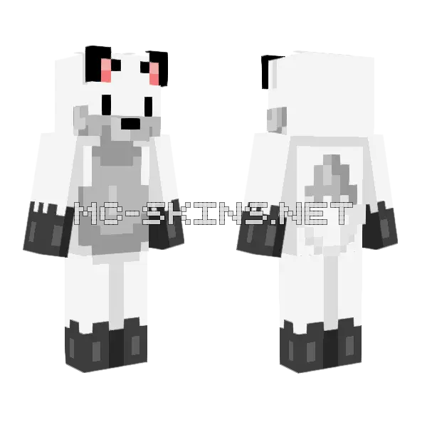 White Fox, front and back