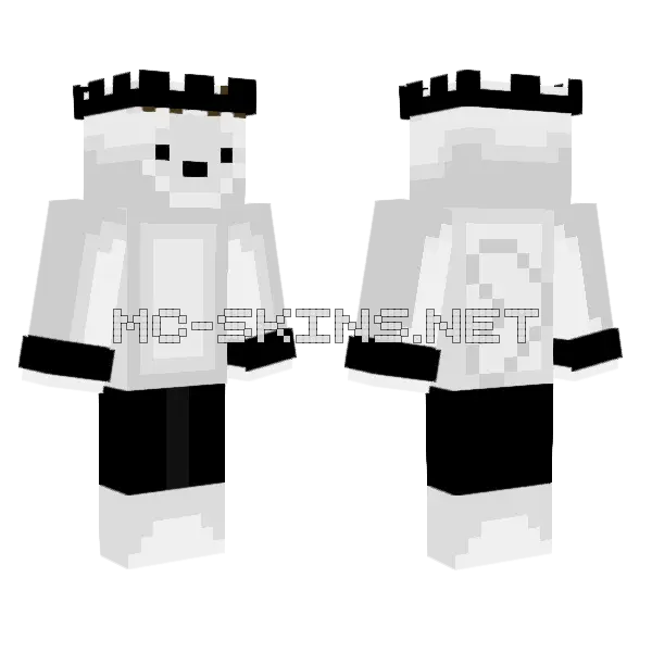 White Fox Boy, front and back