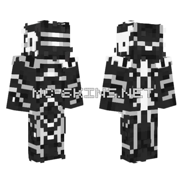 White Guard Minecraft skin, front and back