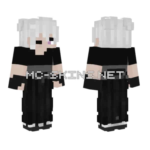 White Haired Figure, front and back