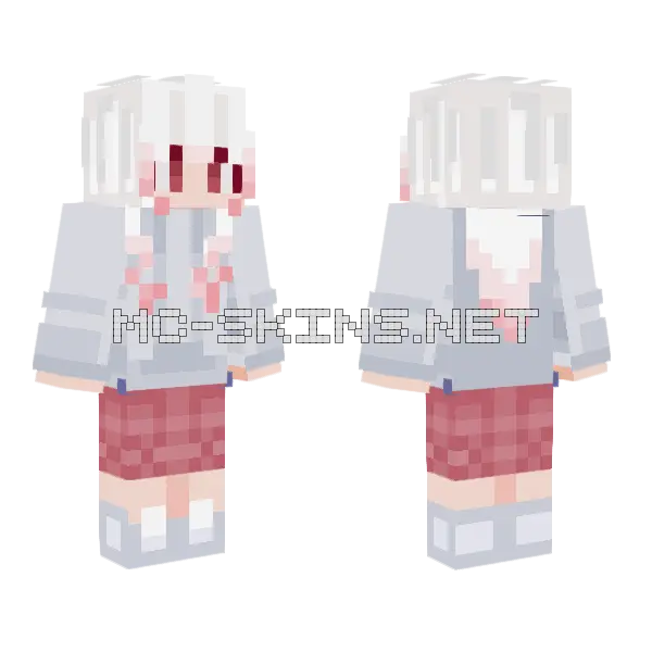 White Haired Girl, front and back