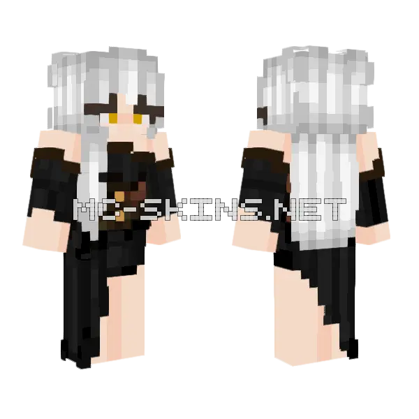 White Haired Maiden, front and back