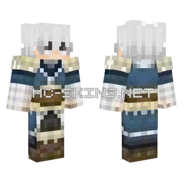 White Haired Scholar, front and back