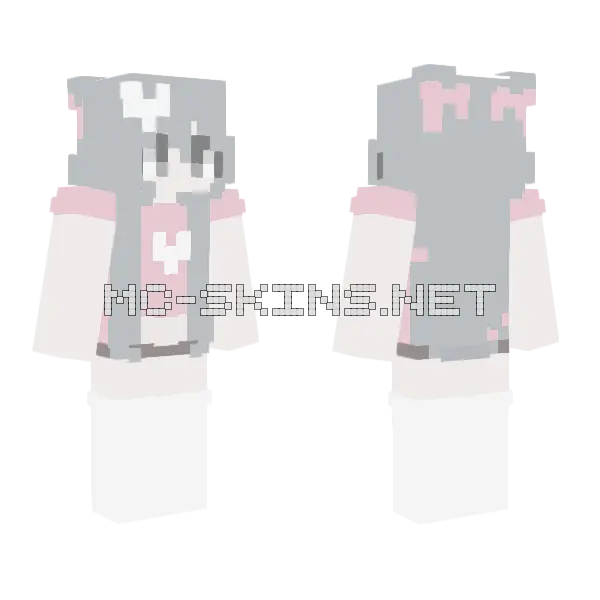 White Hearts RC Results 3 Minecraft skin, front and back