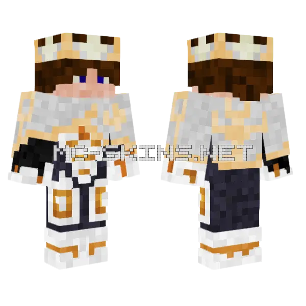 White King Cape Minecraft skin, front and back