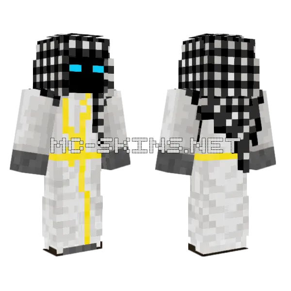 White Knight Armor, front and back