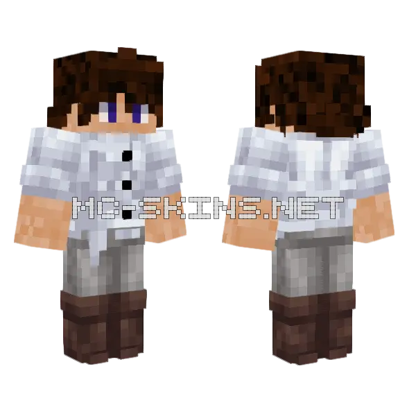 White Lab Coat, front and back