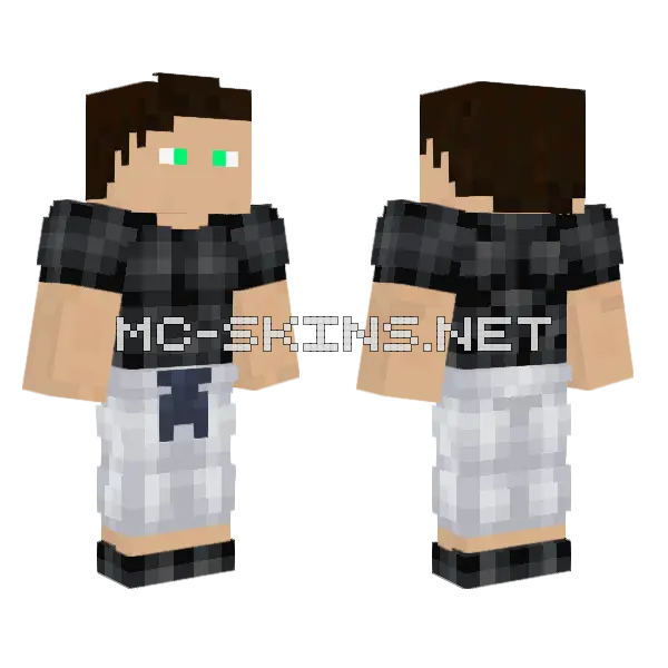 White Lab Coat, front and back