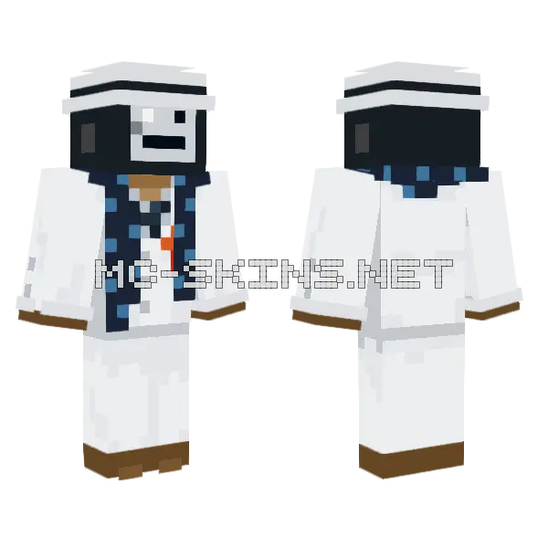 White Lab Coat Doctor, front and back